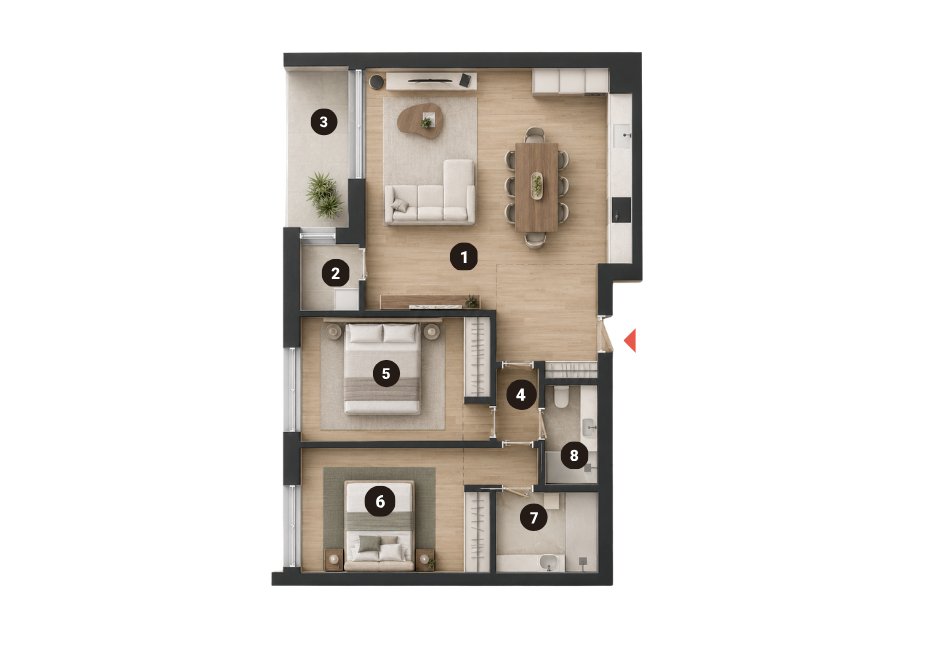 Planta tipo T2, blend.05